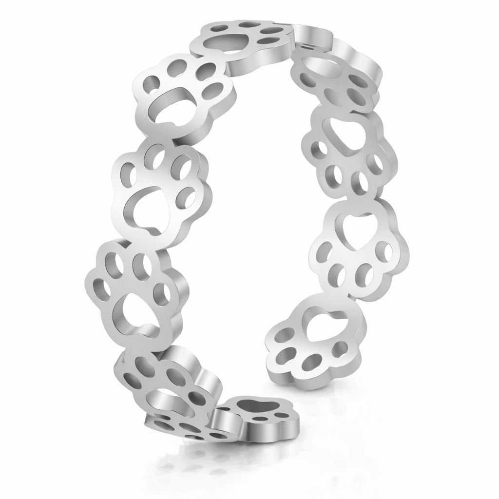 Paws Footprints Ring