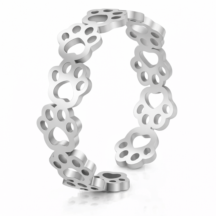 Paws Footprints Ring